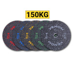 150kg Olympic Bumper Plate Package