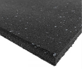 15mm Rubber Floor Tile / Gym Mat (1m x 1m) (Grey Fleck)