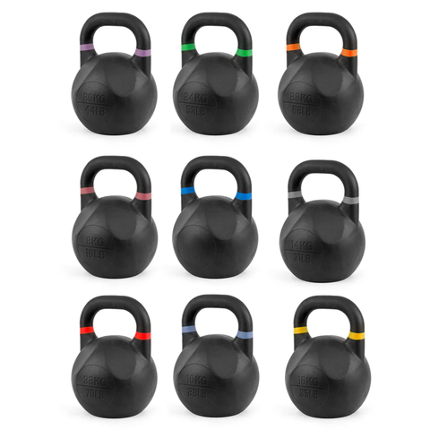 Competition Kettlebell Complete Package (8, 10, 12, 14, 16, 20, 24, 28, 32)